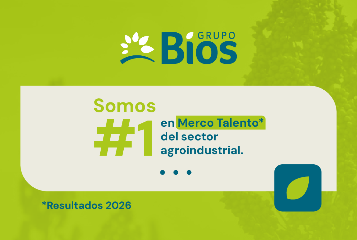 Grupo Bios número uno en Resultados Merco Talento del Sector Agroindustrial